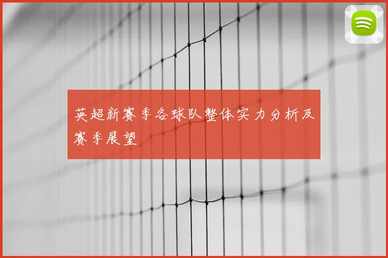 英超新赛季各球队整体实力分析及赛季展望